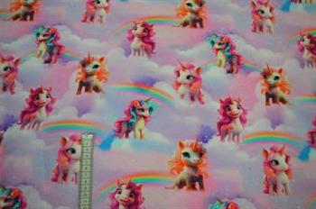 Økotex bomulds jersey m/My little pony